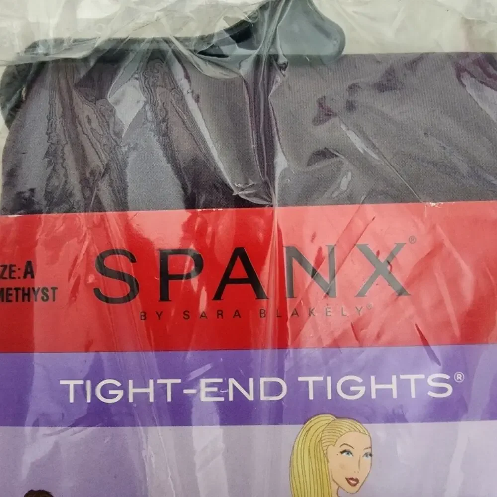Spanx Tight End Opaque Body Shaping Tights Amethyst Purple Size A NWT